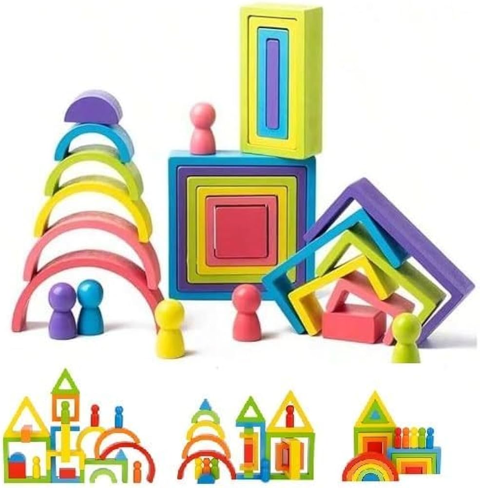 Rainbow stacking toy