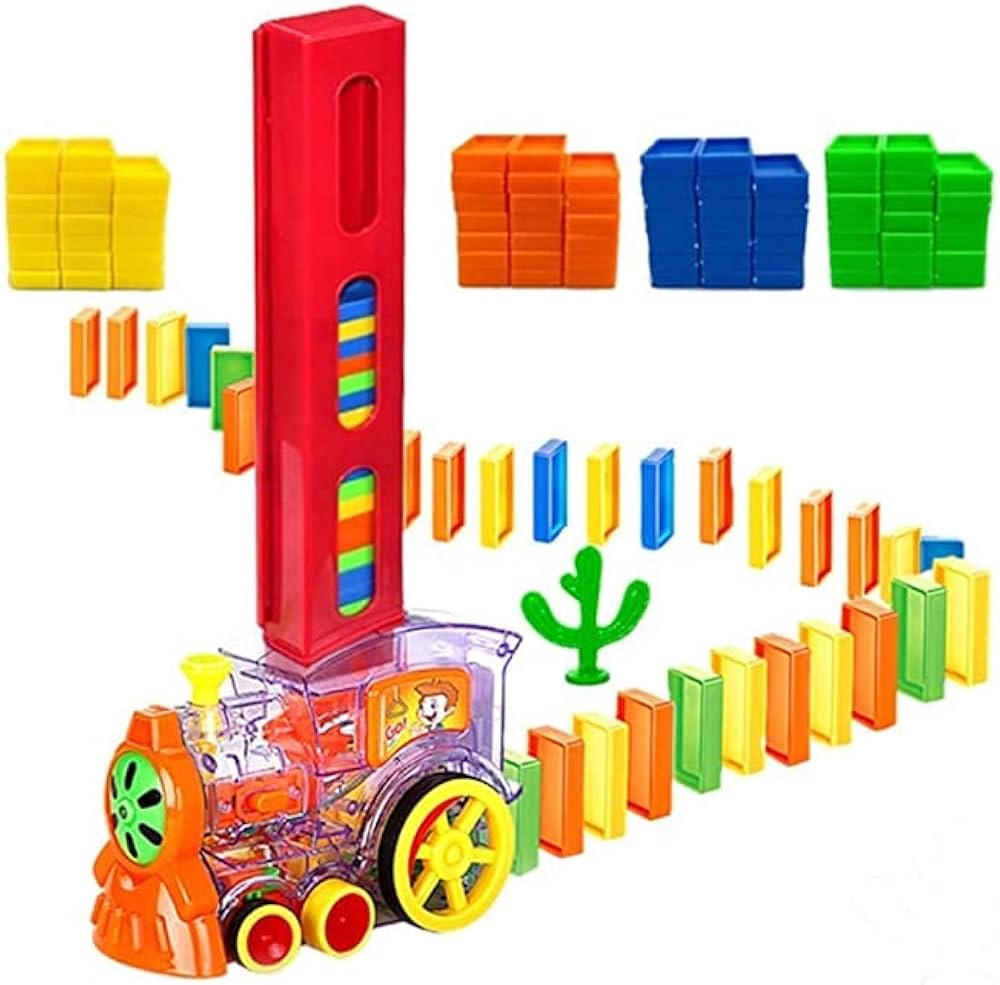 Domino Train With Lights And Music set