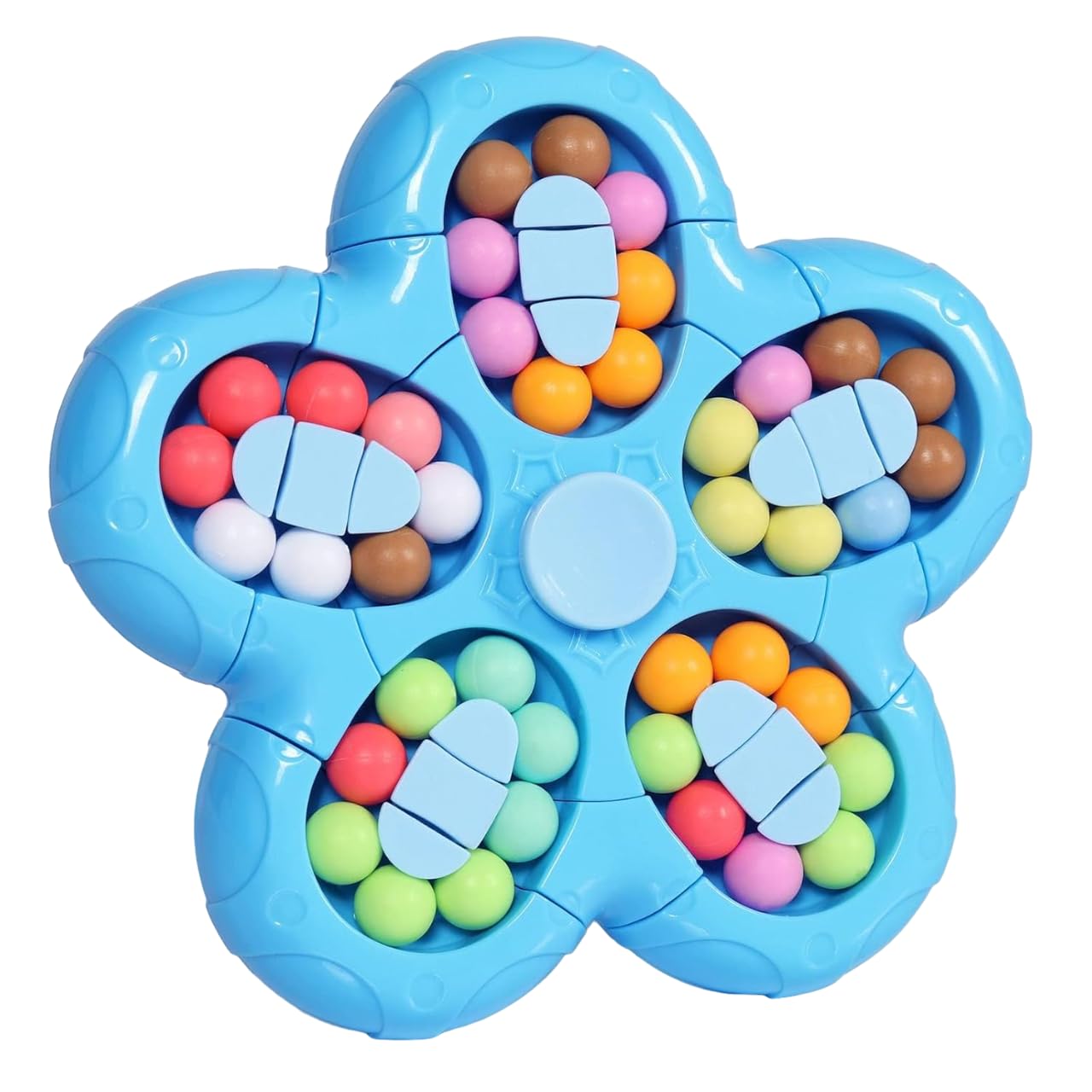 Magic bean rotating flower