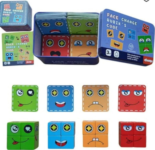 Face change rubik's cube