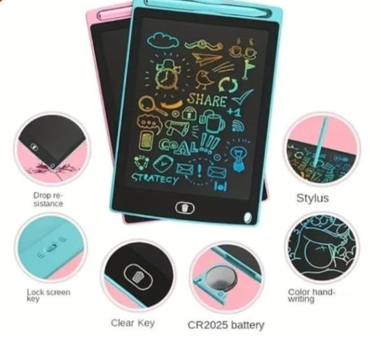 LCD Writing Tablet 12 Inch for Kids Learning (Cash on Delivery Available)