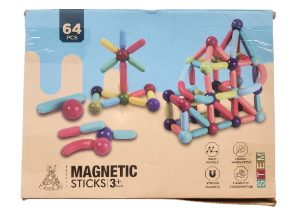 Magnetic Building Sticks For Kids (Free Shipping)