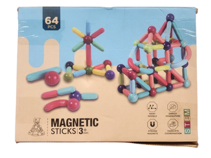 Magnetic Building Sticks For Kids (Free Shipping)