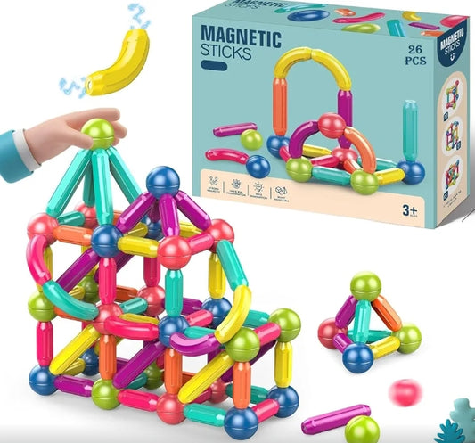 Magnetic Building Sticks For Kids (Free Shipping)