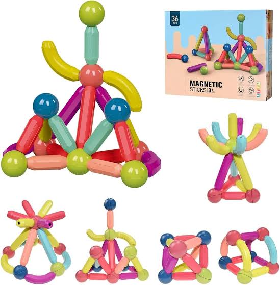 Magnetic Building Sticks For Kids (Free Shipping)