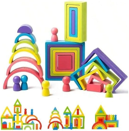 Rainbow stacking toy