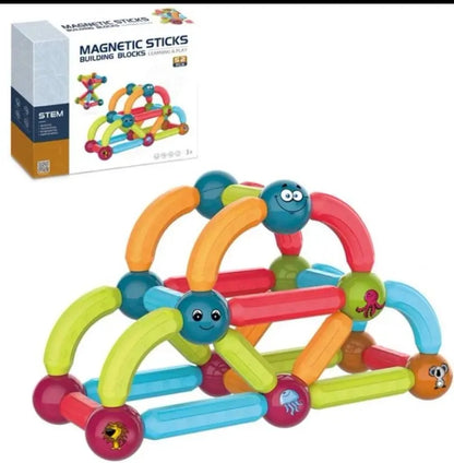 Magnetic Building Sticks For Kids (Free Shipping)