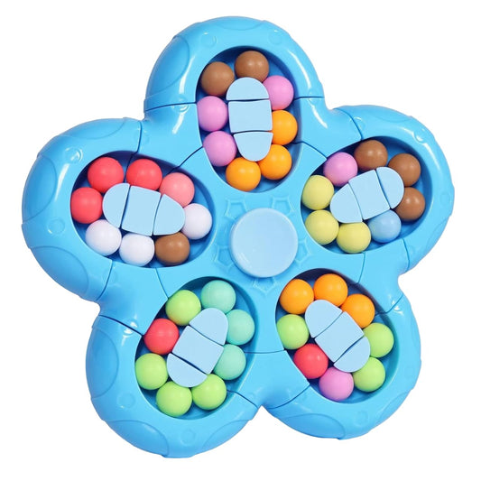 Magic bean rotating flower