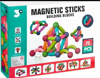 Magnetic Building Sticks For Kids (Free Shipping)
